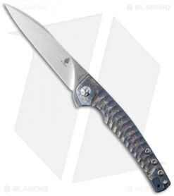 Kizer Splinter Frame Lock Knife Titanium (3.375" Stonewash) Ki3457A2