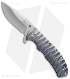 Kizer Cutlery Ki5401 Frame Lock Knife Titanium (4.25" Stonewash)