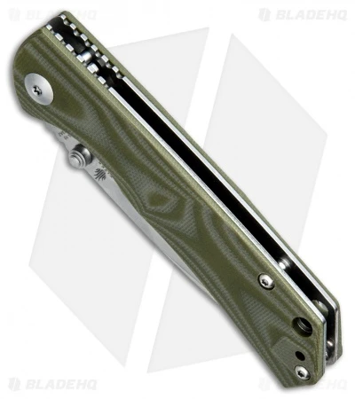 Kizer Vanguard V3 Vigor Liner Lock Knife Green G-10 (3" Satin) V3403N2 - Image 2